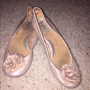 B.O.C Gold leather flats