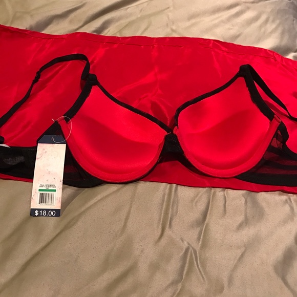 ❤️❤️ RED&BLACK LACE BRA!! ❤️❤️ - Picture 3 of 4