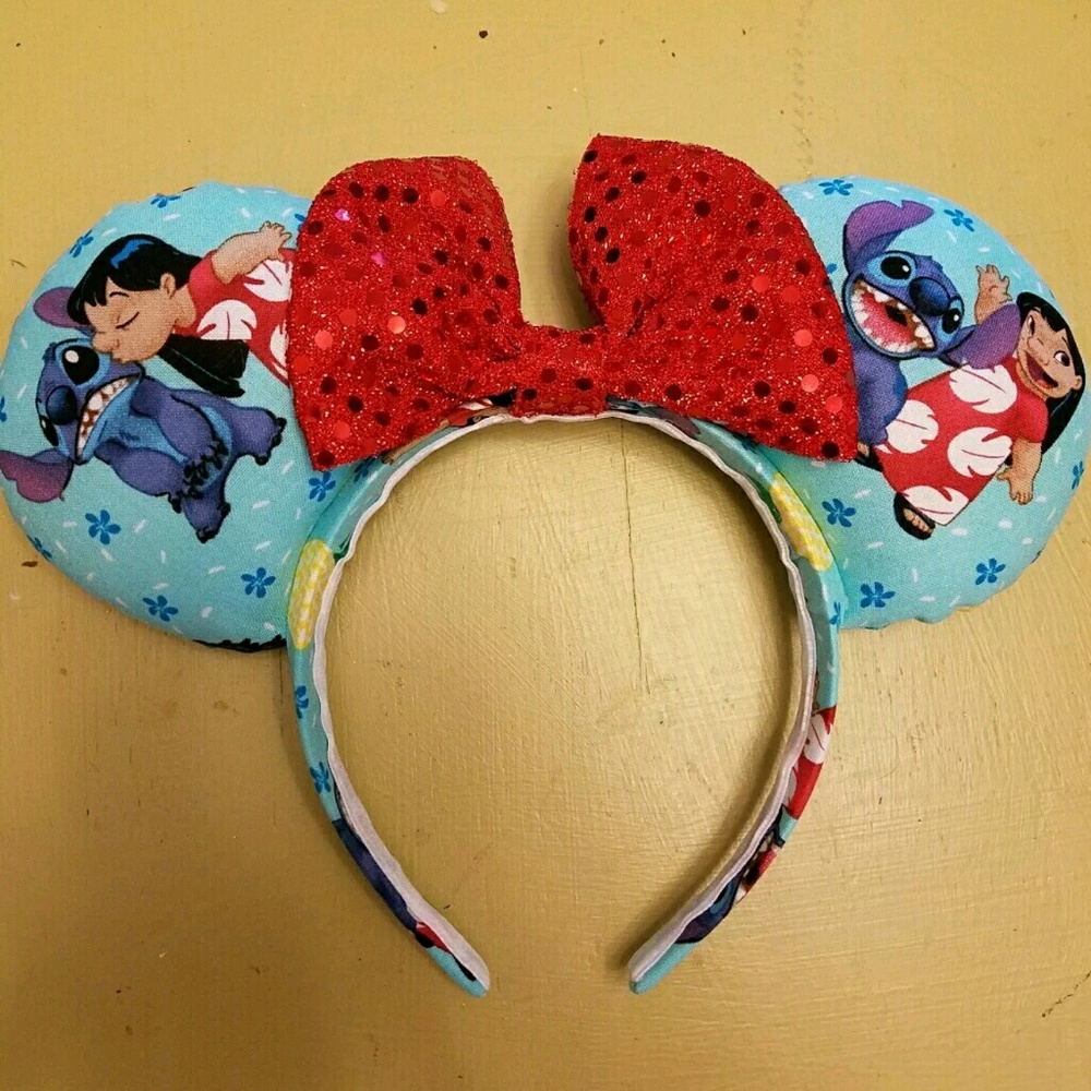 Stitch themed minnie ears