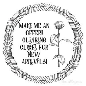 Accepting reasonable offers! Discount on bundles!