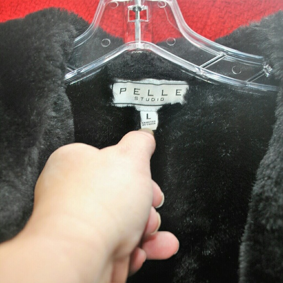 NEW Genuine Leather Coat w Faux Fur Lining - Picture 4 of 4
