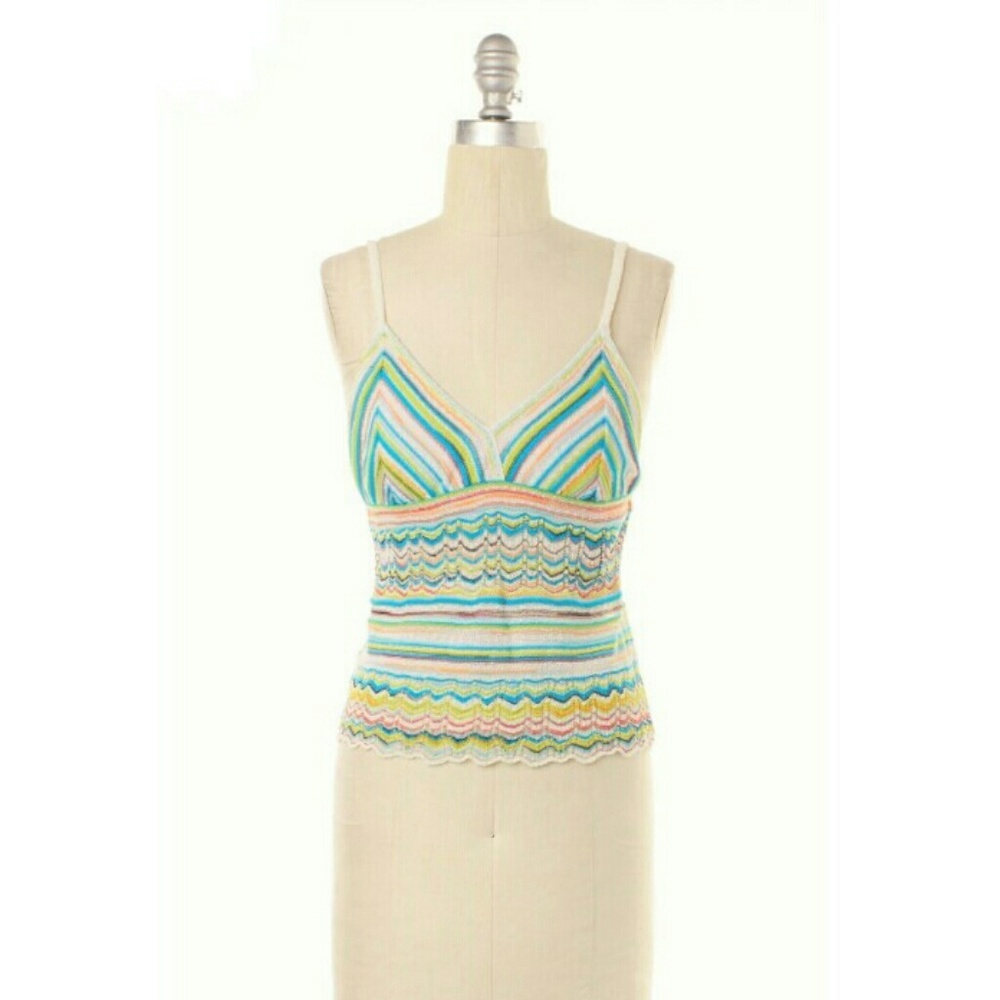 Sold****"M Missoni knit chevron stripe top - Picture 2 of 4