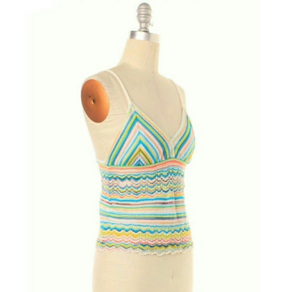 M Missoni Tops - Sold****"M Missoni knit chevron stripe top