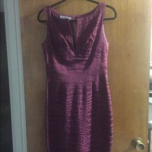 Kay Unger Purple Sheath Dress - Size 6