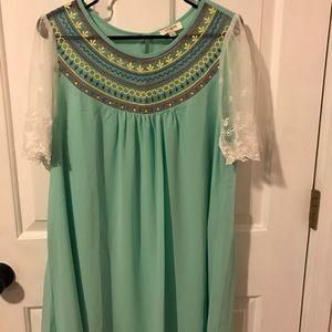 Women's large umgee mint dress