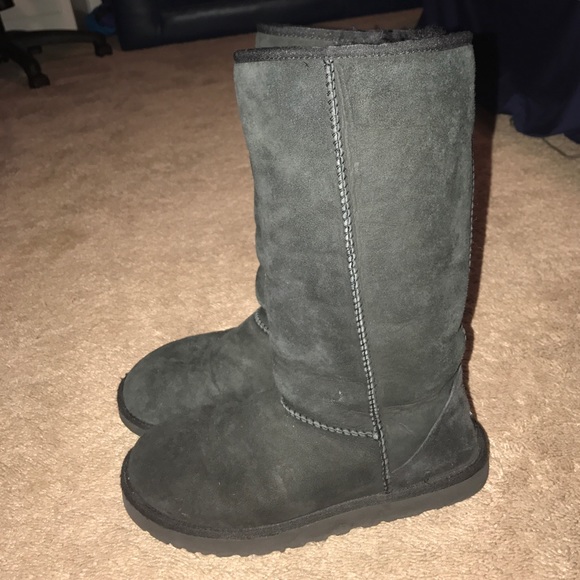 UGG Shoes - AUTHENTIC Black Tall Uggs