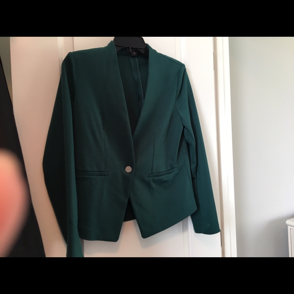 green blazer