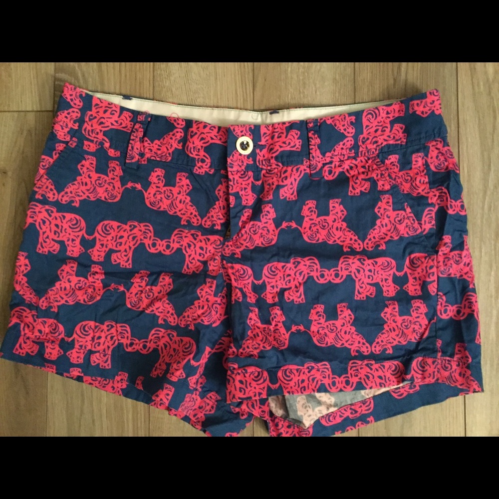 Lilly Pulitzer Callahan Short Marlowe Eleph Size 8