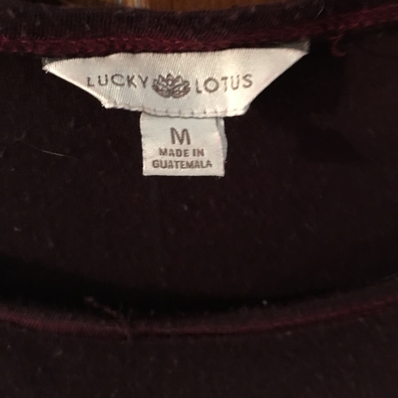 Lucky Lotus Graphic Tee. - Picture 2 of 2