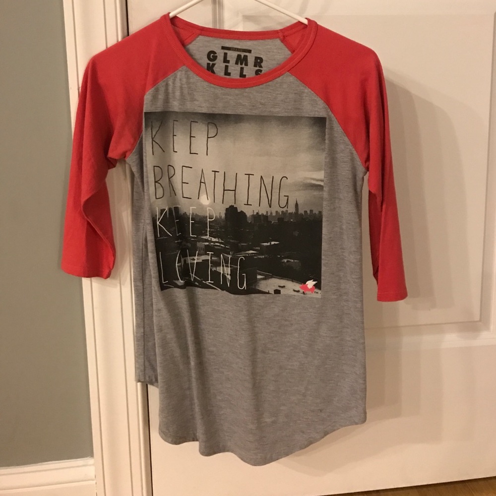 Glamour kills baseball tee