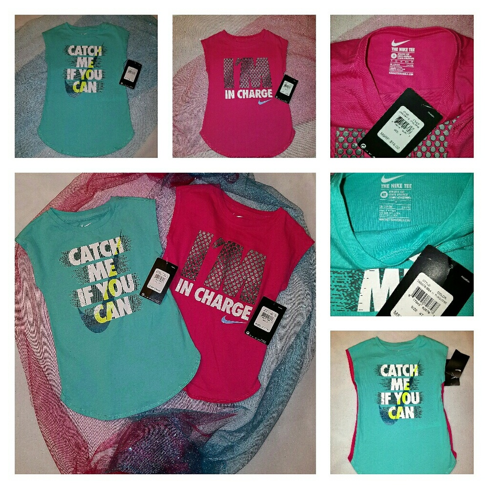 *Price Drop* NWT Lot of two girls Nike shirts