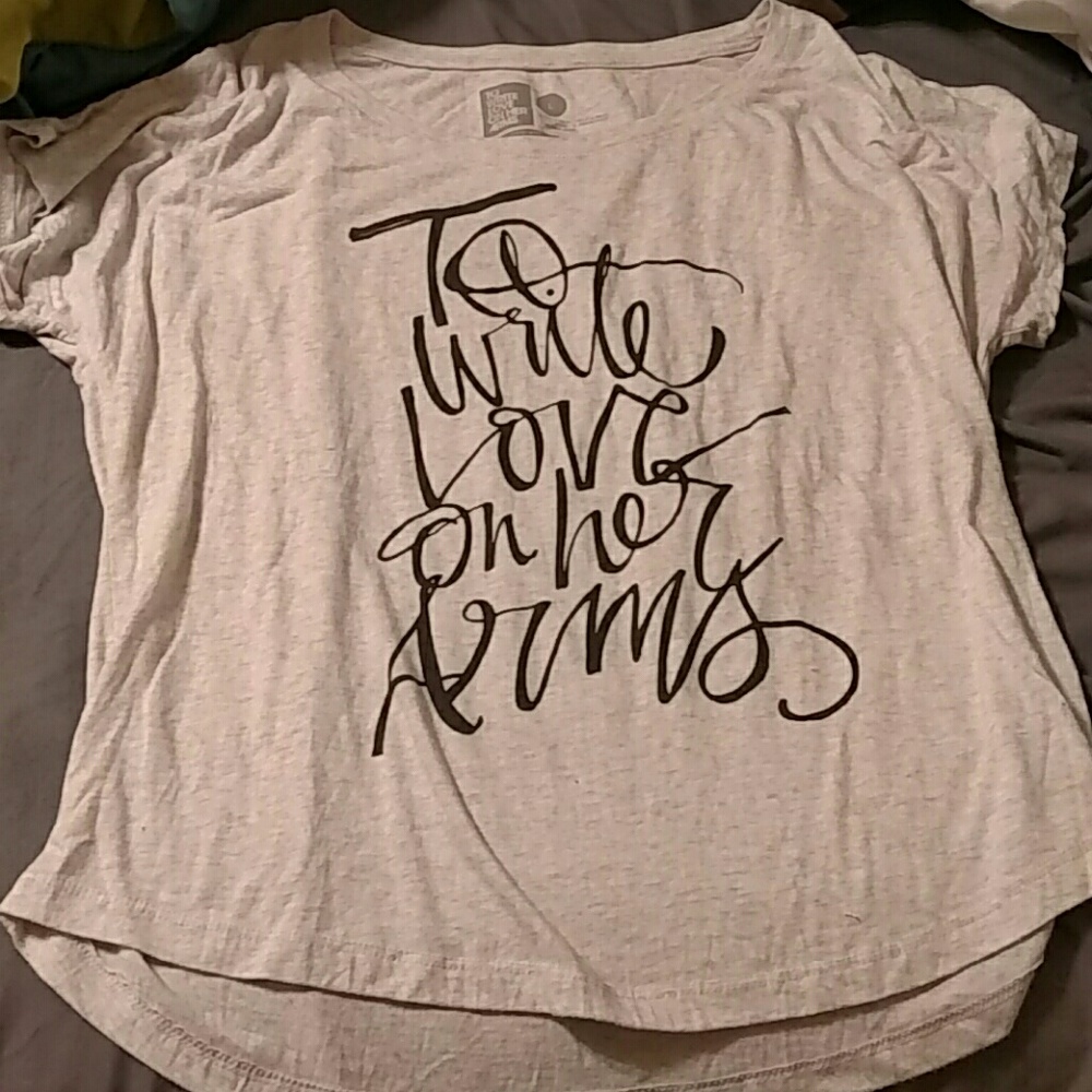 Large Comfy To Write Love On Her Arms Shirt