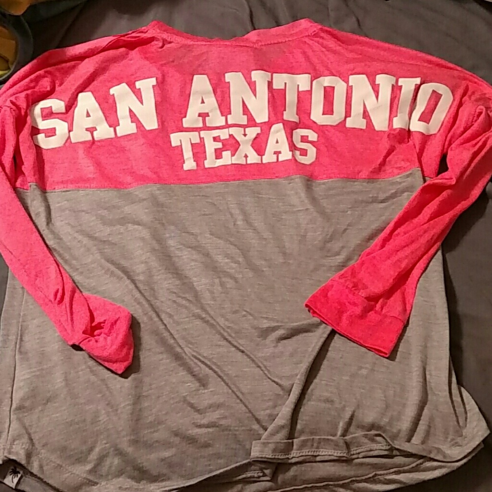 Medium Pink & Gray San Antonio Texas Shirt