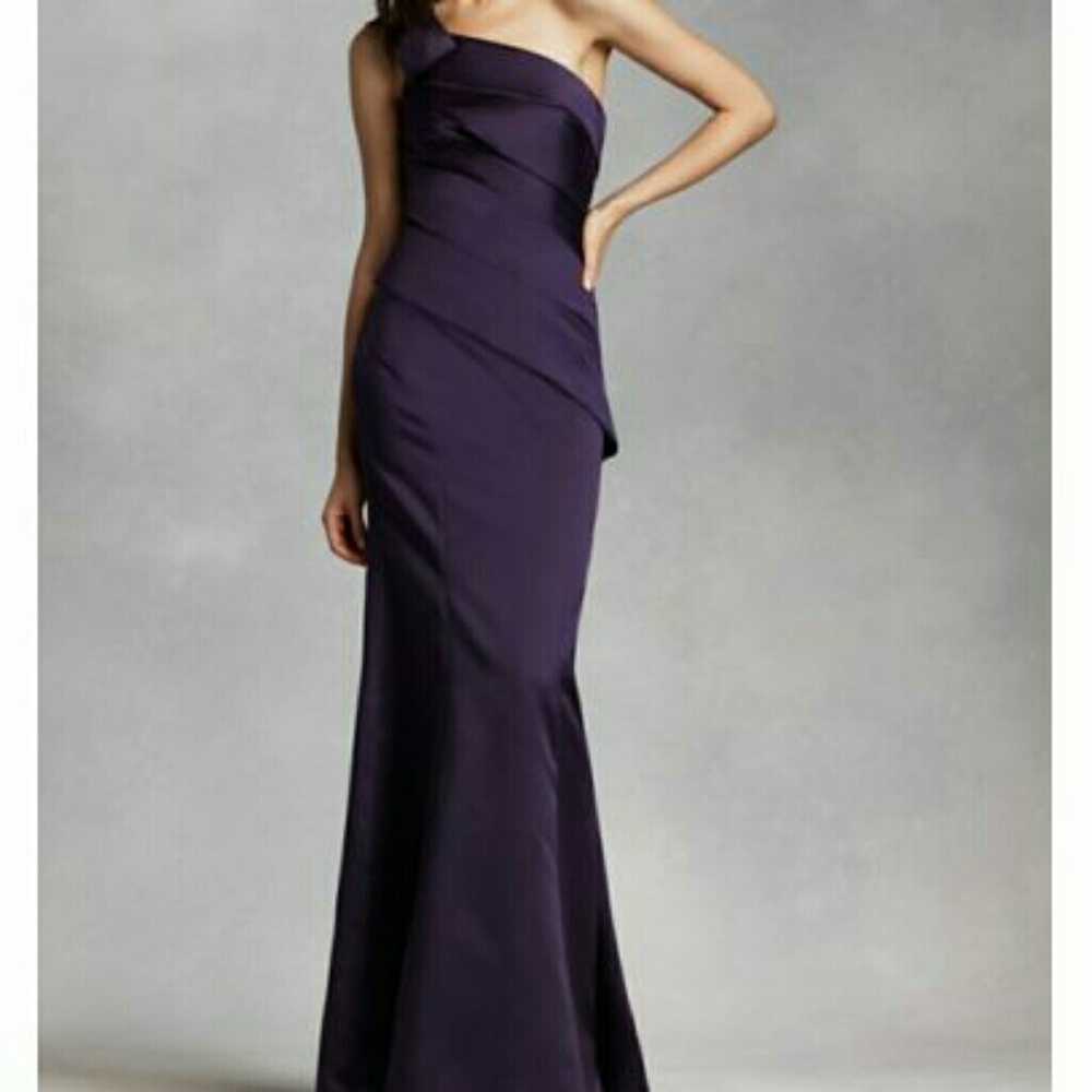 Vera Wang amethyst mermaid formal dress