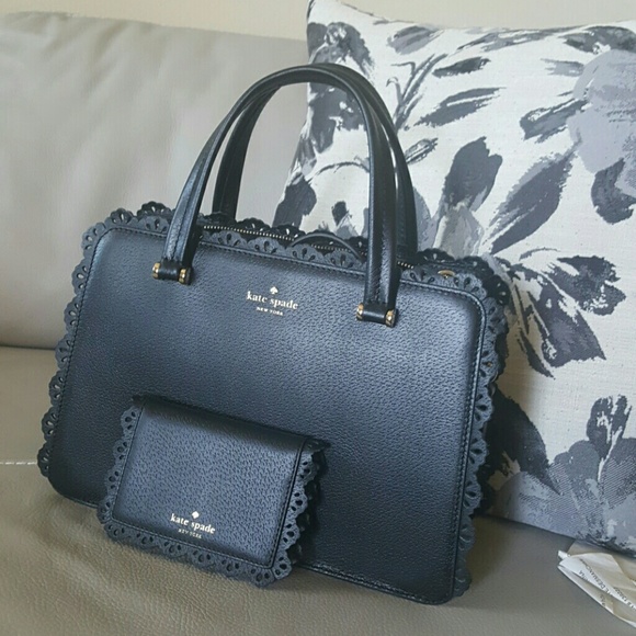 kate spade Handbags - New Kate Spade Lace Trim Purse ONLY