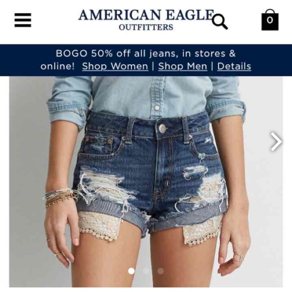 American eagle outfitter shorts