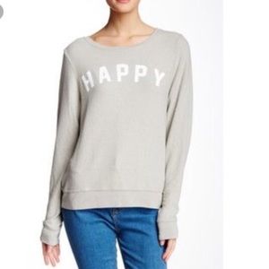 wildfox happy beach jumper