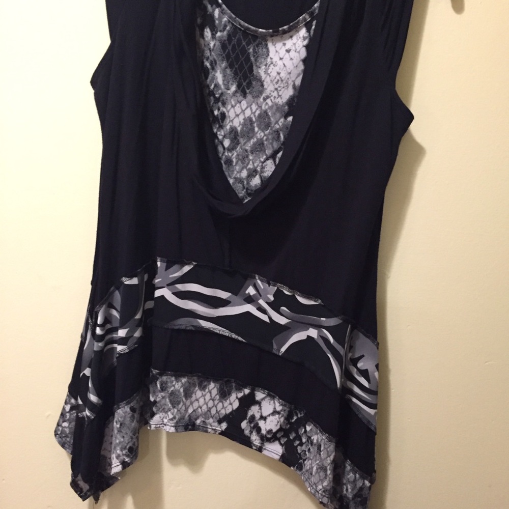 Black white and grey outfit