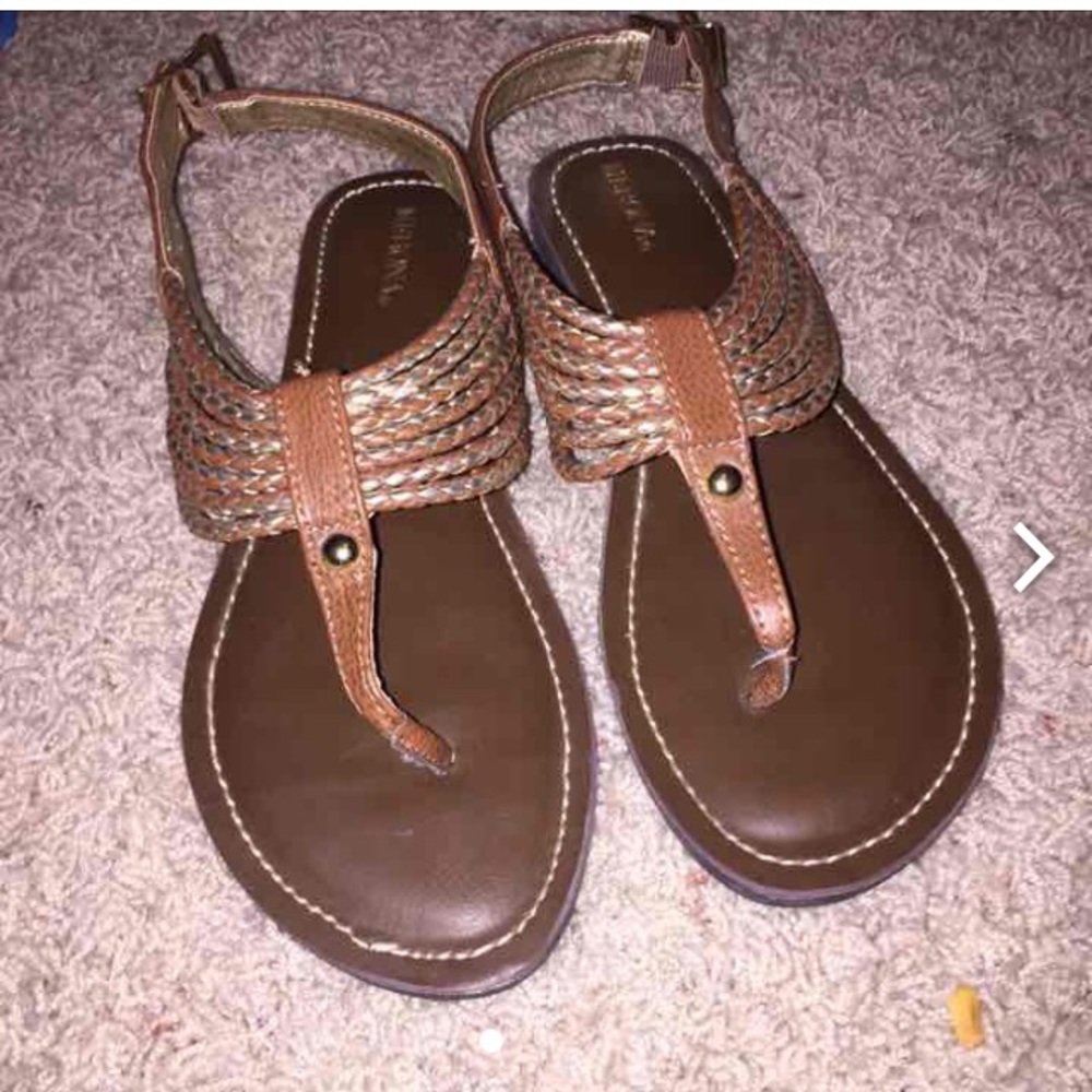 Brown sandals