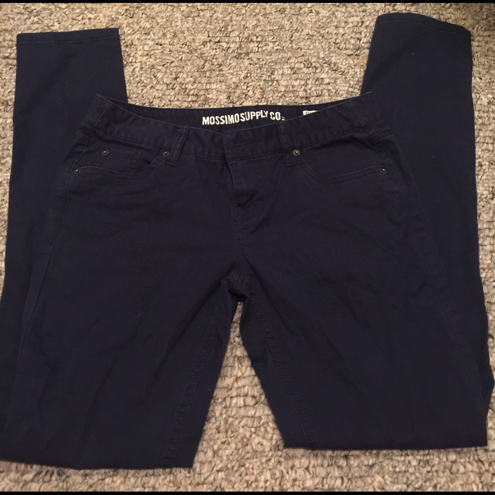 Navy Mossimo skinny pant