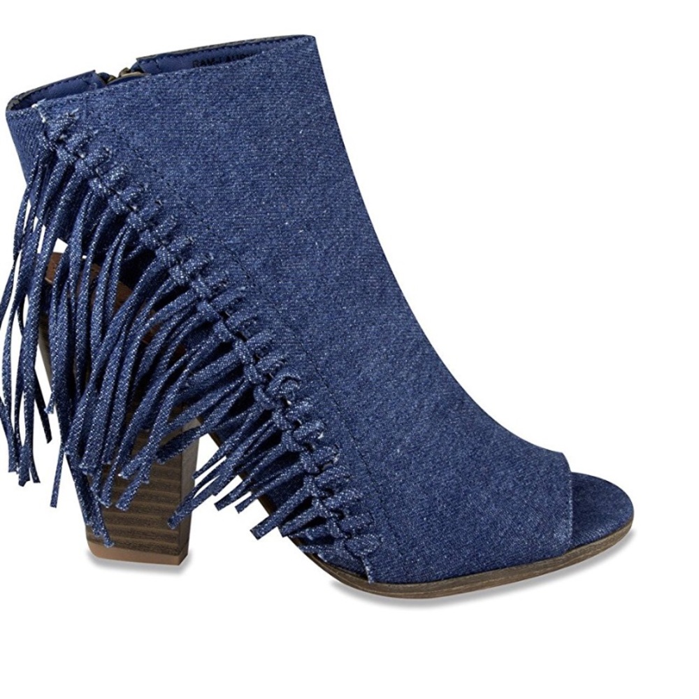 FREE‼️SHIPPING❣30 MINUTES ONLY‼️REAL~DENIM MULE🌹