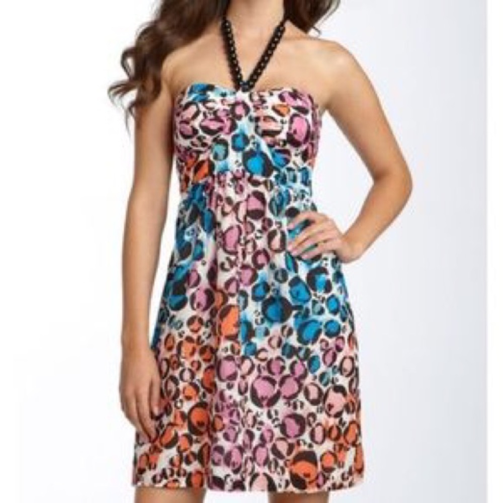 TRINA TURK Leopard Print Dress Size 8