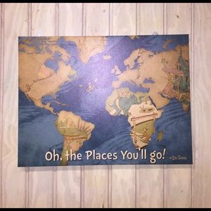 Dr. Seuss wall canvas