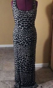 Beautiful Hounds Tooth Beaded Evening Gown