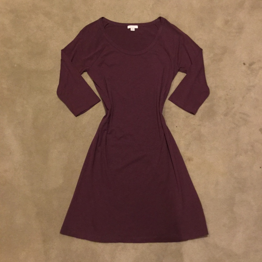 Garnet Hill Burgundy Dress