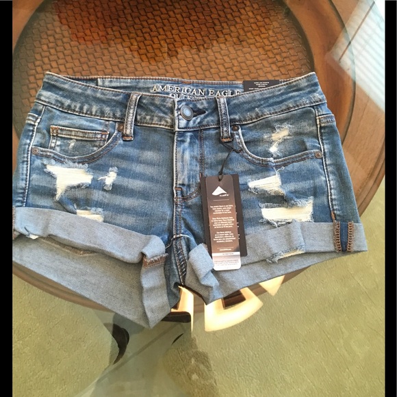 🔥AEO Denim X Super Low Shortie🔥 - Picture 6 of 7