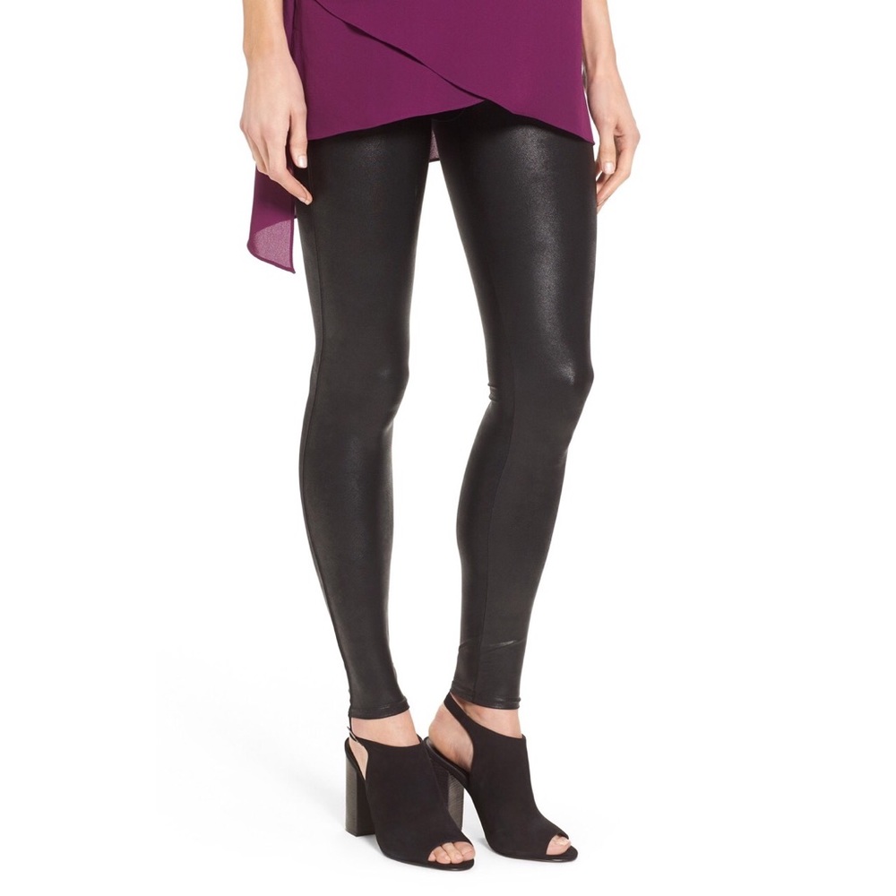 NEW!! Spanx Faux-Leather Leggings