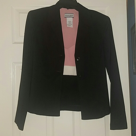 Shell with Black Button down jacket - Picture 1 of 3