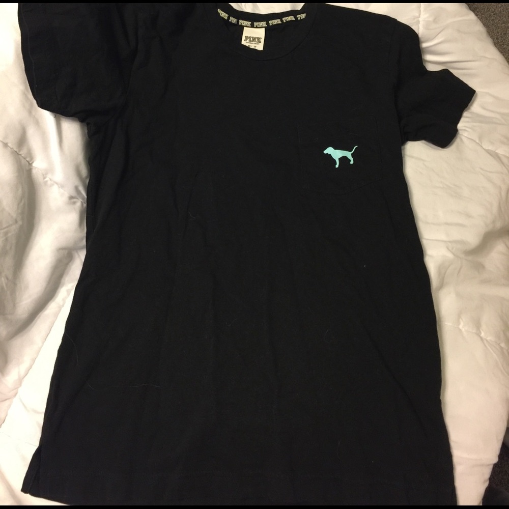 VS pink short sleeve campus tee