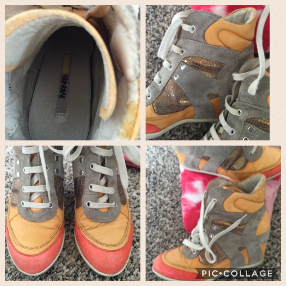 Manas women's high-tops & wedge sneakers - Picture 14 of 16