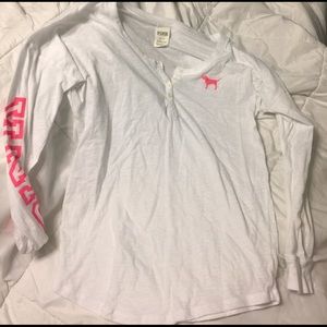 VS pink Henley