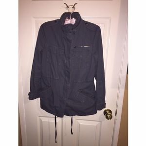 Hurley military jacket with attached vest