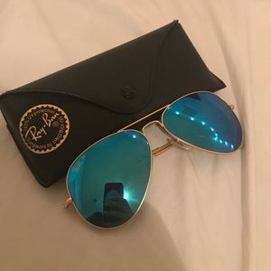 Ray-ban Flash Lens Aviator Polorized