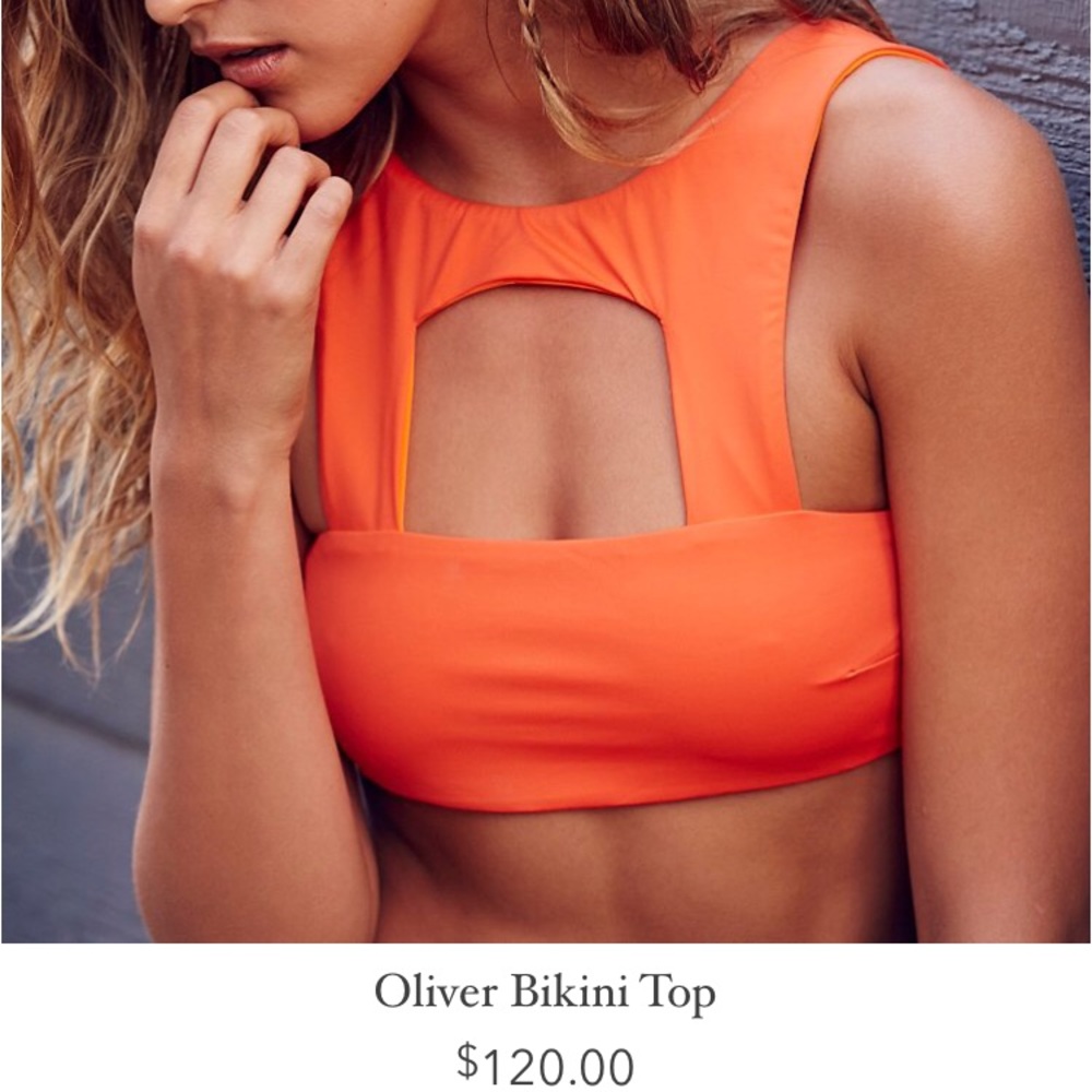NWT Free people Oliver bikini top