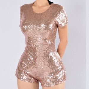Rose Gold Romper