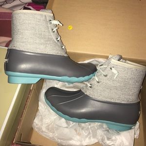 Sperry Saltwater Grey Boat Shoes