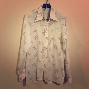Men's vintage floral shirt