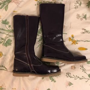Dark purple Boden boots!!