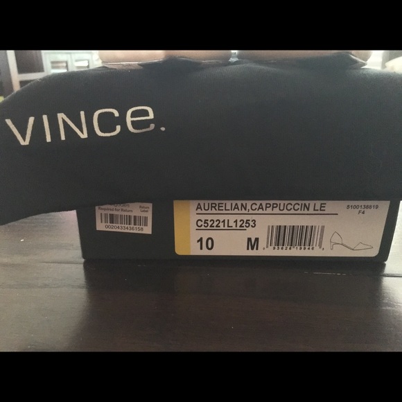 Vince Aurelian d' Orsay Pump in Cappuccino - Picture 2 of 4