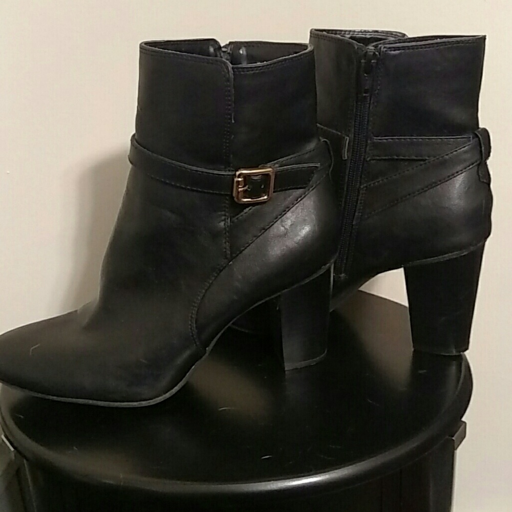 Black Booties Size 9