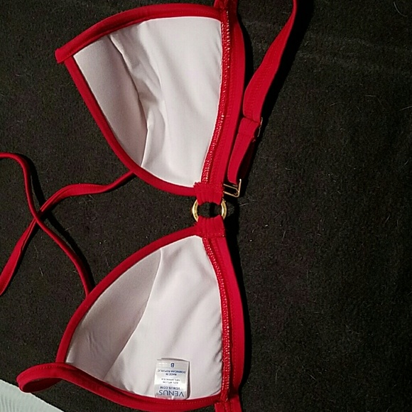 CANDY APPLE RED VENUS BIKINI SET - Picture 4 of 6