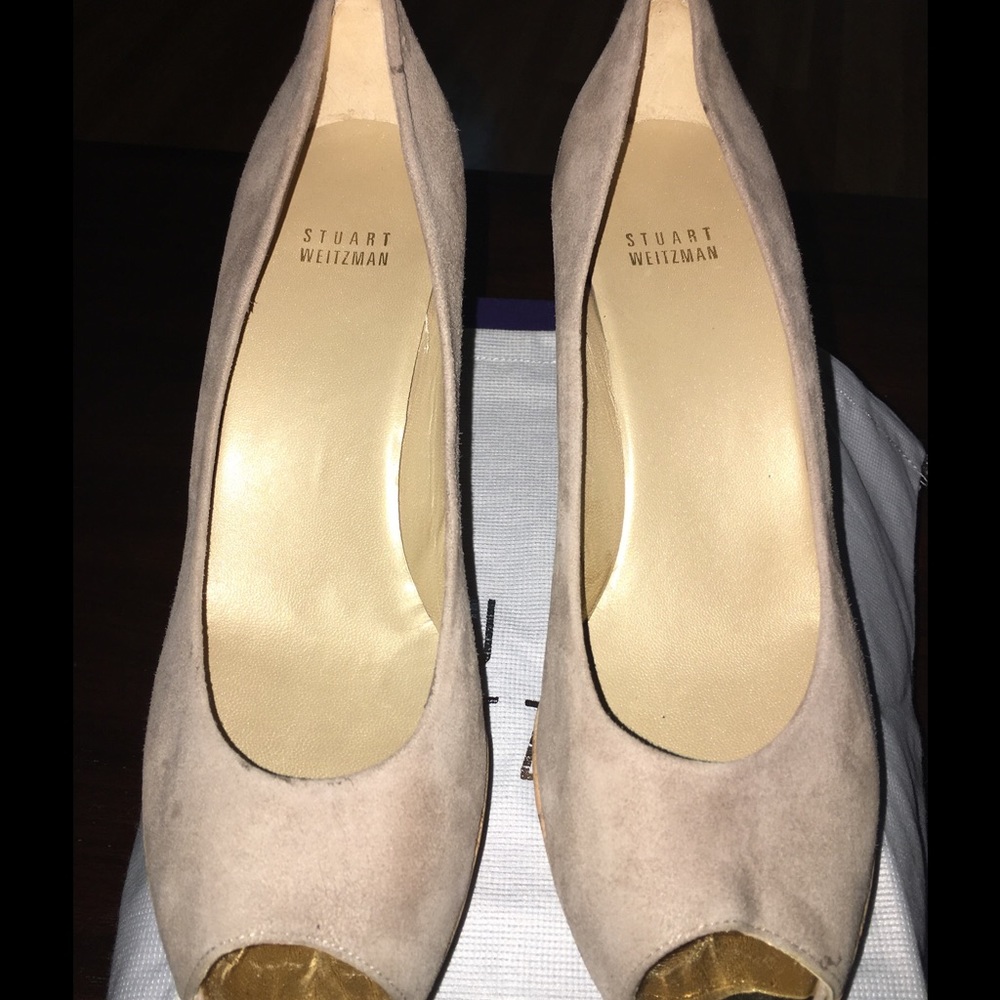 Stuart Weitzman Anna Suede Wedge