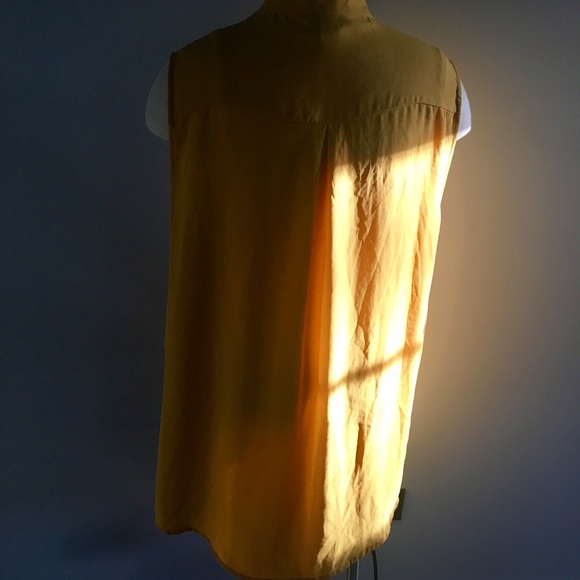 Gold button down blouse - Picture 3 of 3