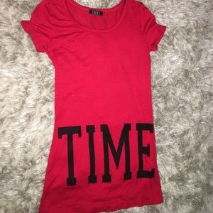 Time out Mid dress/ long shirt