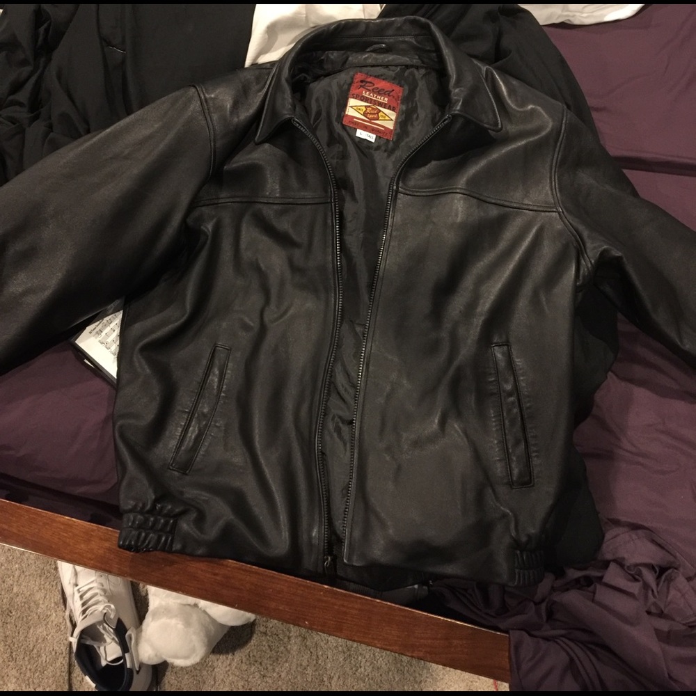 Men's Reed Premium L Tall leather jacket