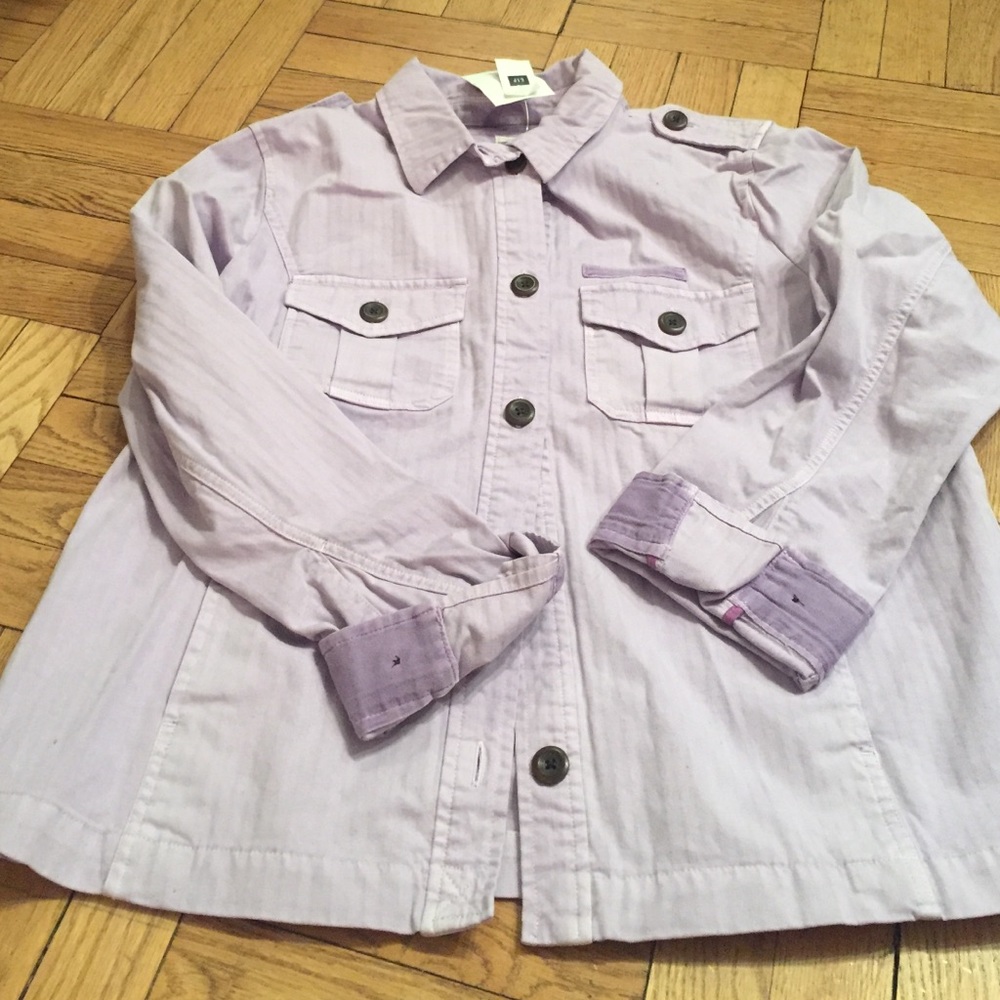 Lavendar denim jacket